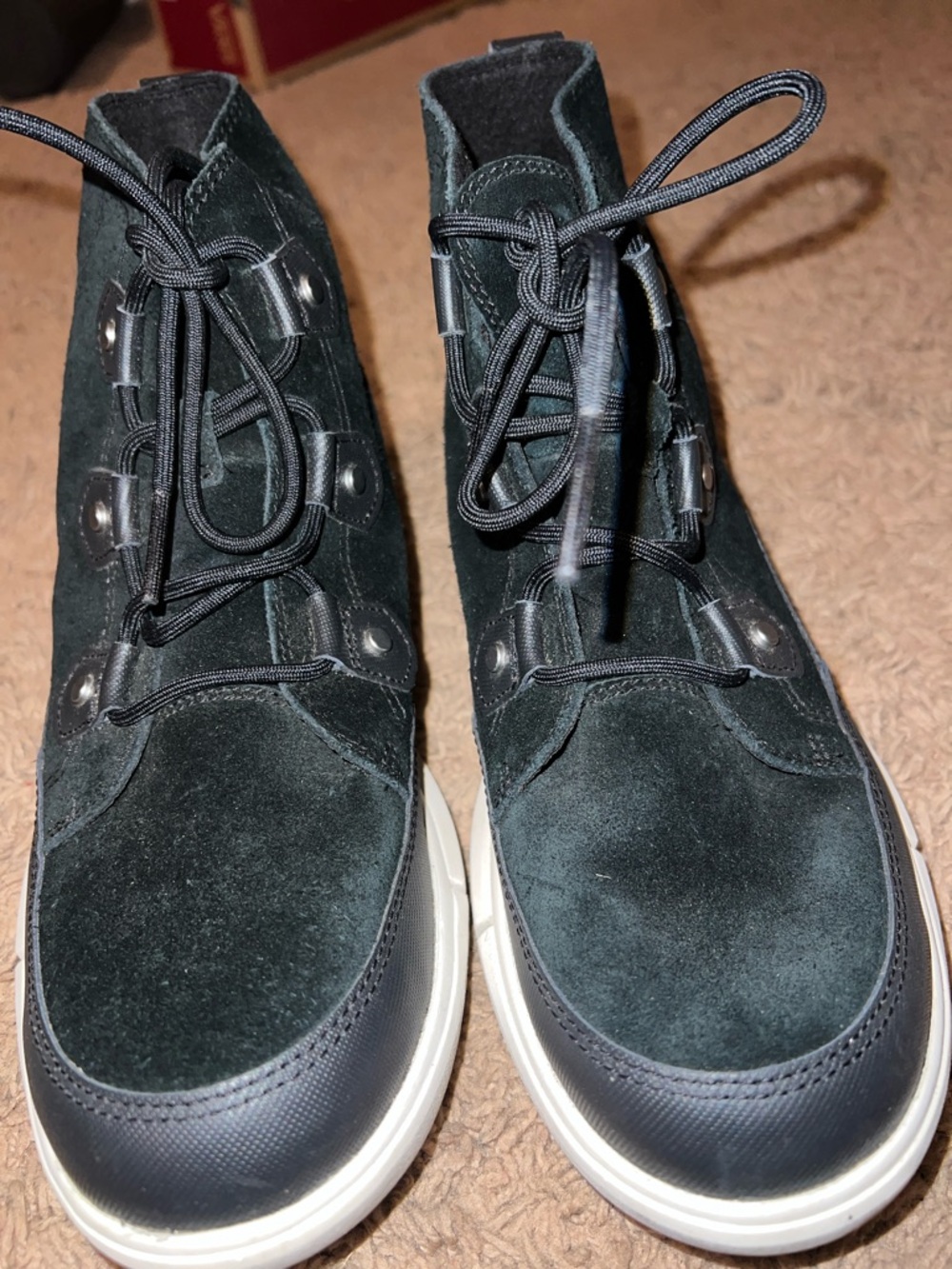 Sorel women’s Explorer ll Joan waterproof Black Suede High-Top Boots